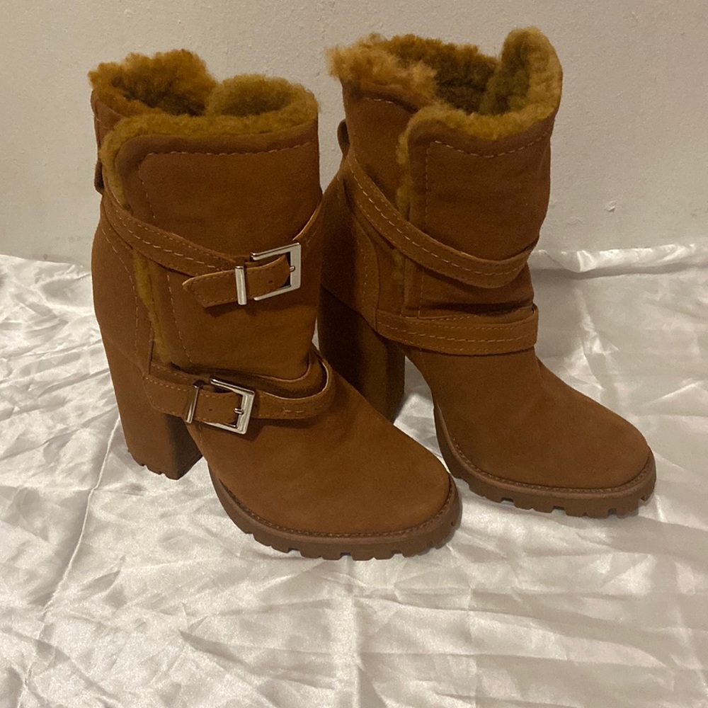 Schultz Aureana Brown Bootie Boot